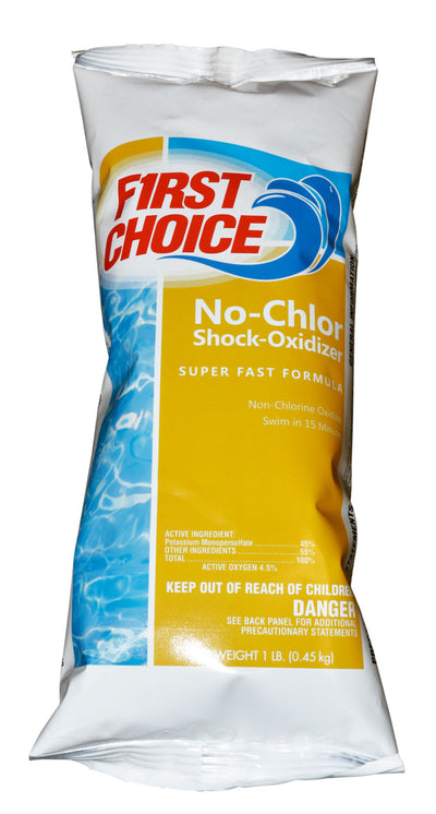 First Choice No-Chlor Shock-Oxidizer, 1 lb Bag