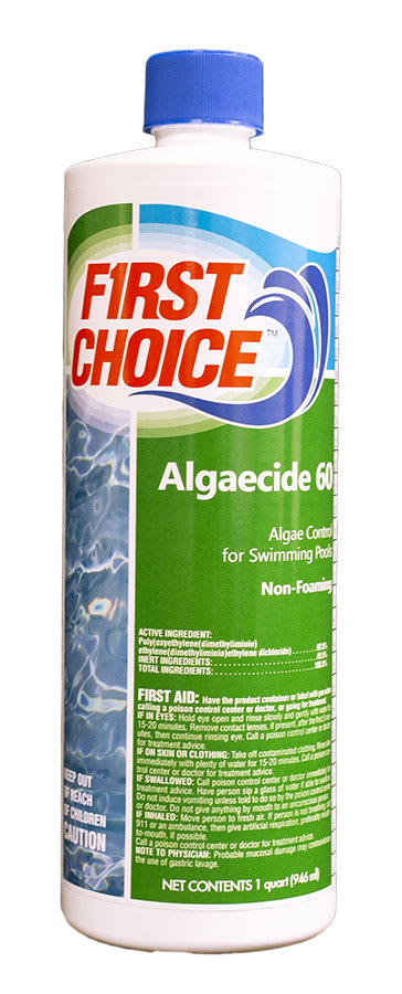 First Choice Algaecide 60 Poly Algaecide 32oz